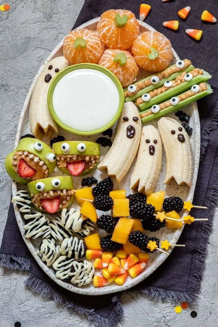 Healthy homemade Halloween snacks recipe with gluten-free options.
