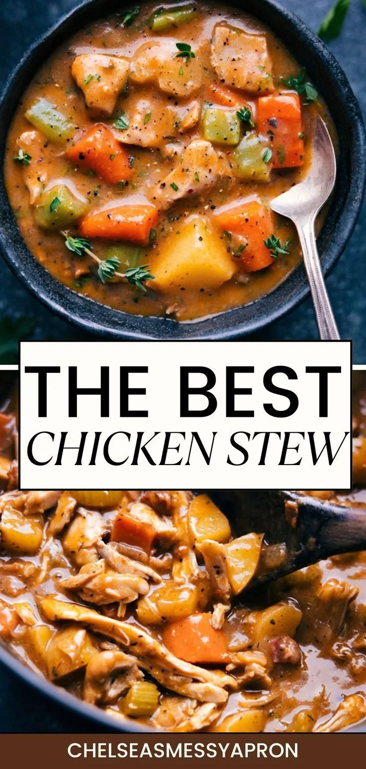 Delicious and hearty chicken stew with vegetables and spices