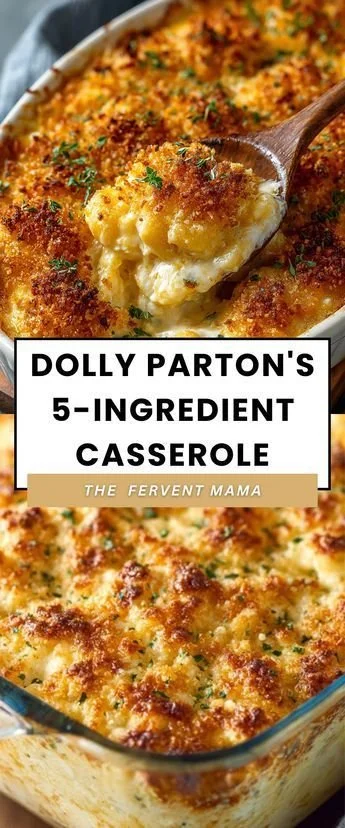 Dolly Parton's easy 5-ingredient casserole recipe ready to serve