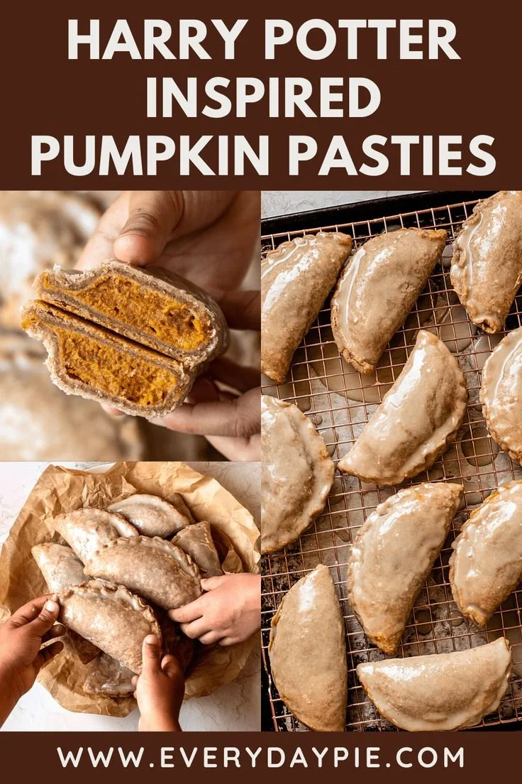 Delicious Harry Potter-inspired pumpkin pasties ready to serve.