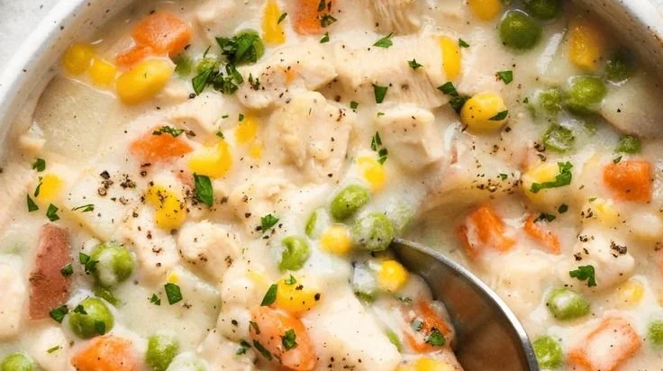 Delicious slow cooker meal in a pot, showcasing easy one-pot cooking