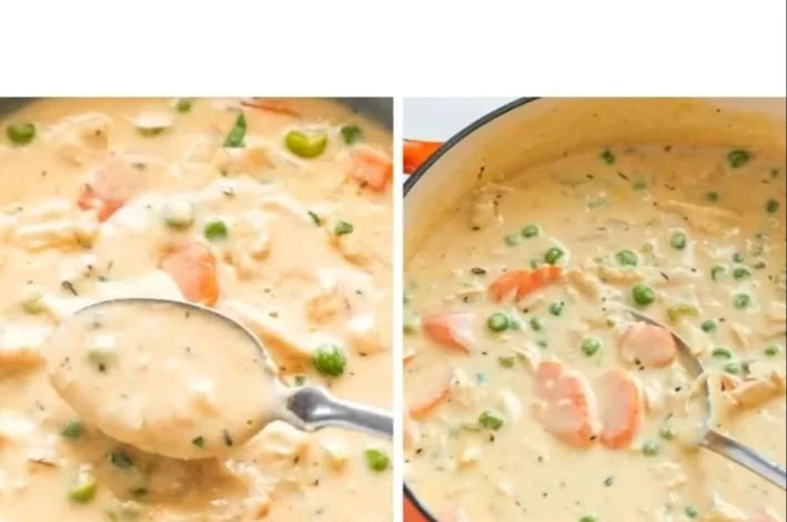 A variety of colorful homemade soups in bowls with fresh ingredients